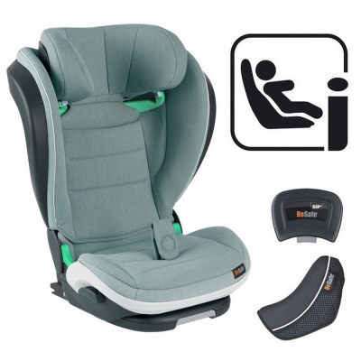 Fotelik Samochodowy BeSafe iZi Flex FIX i-Size 15-36kg. Morska Zieleń