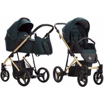 Wózek Bebetto Flavio Premium Class 2w1 kolor Gold 01