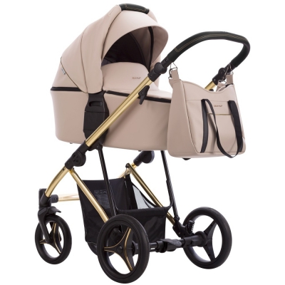 Wózek Bebetto Flavio Premium Class 2w1 kolor Gold 03