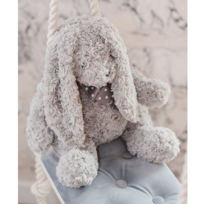Maskotka Królik Caramenn Szary 34cm Beppe