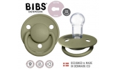 BIBS De Lux Olive Smoczek uspokajający silikonowy One Size 1010275