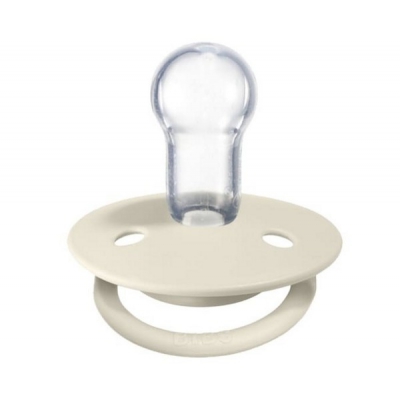 BIBS De Lux Ivory Smoczek uspokajający silikonowy One Size 1010216