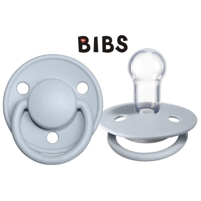 BIBS DE LUX BABY BLUE Smoczek Uspokajający Silikonowy ONE SIZE 1010231 od 0m+