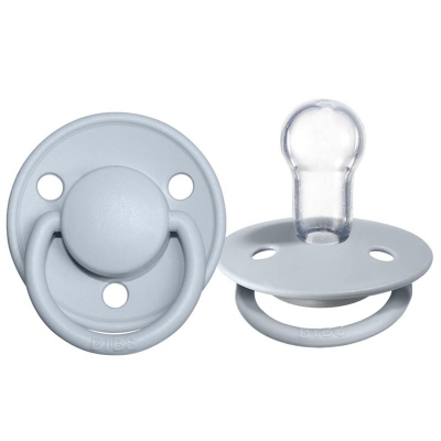 BIBS DE LUX BABY BLUE Smoczek Uspokajający Silikonowy ONE SIZE 1010231 od 0m+