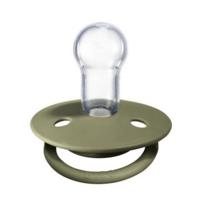BIBS De Lux Olive Smoczek uspokajający silikonowy One Size 1010275