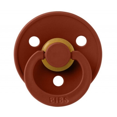 BIBS Colour Rust S Smoczek Uspokajający kauczuk Hevea 100217 / 0+m