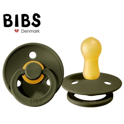 BIBS GREEN HUNTER S Smoczek Uspokajający z Kauczuku Naturalnego Hevea 100218
