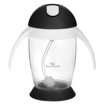 Kubek z Odważnikiem Pingwin 300 ml Czarny 0542 Bocioland