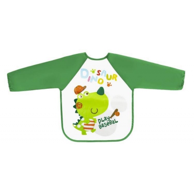 Śliniak Ceratowy z rękawkami Dino / Bocioland