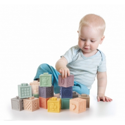 Miękkie Klocki Sensoryczne 12-sztuk 79/102 Canpol Babies