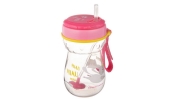 Bidon ze Składaną Rurką Silikonową z Odważnikiem 350ml KOTEK 56/521 Canpol Babies