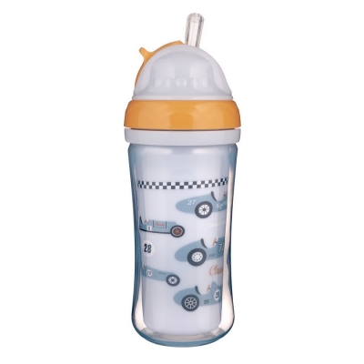Bidon ze Składaną Rurką Silikonową 260ml Samochody 74/053 Canpol Babies
