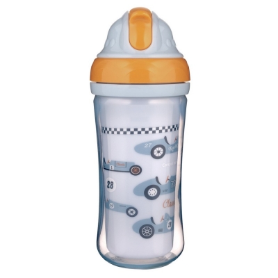 Bidon ze Składaną Rurką Silikonową 260ml Samochody 74/053 Canpol Babies