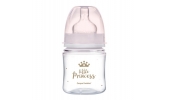 Butelka Szeroka Antykolkowa 120ml PP EasyStart ROYAL BABY Różowa 35/233 Canpol Babies