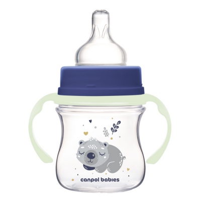 Butelka Szeroka Antykolkowa PP EasyStart 120ml Sleepy Koala 35/236_blu Canpol babies