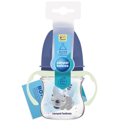 Butelka Szeroka Antykolkowa PP EasyStart 120ml Sleepy Koala 35/236_blu Canpol babies
