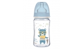 Butelka Szeroka Antykolkowa 240ml PP EasyStart BONJOUR PARIS 35/232 Blue Canpol Babies