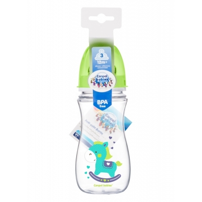 Butelka Szeroka Antykolkowa 300ml PP EasyStart TOYS 35/204 Canpol Babies