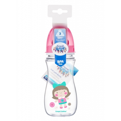 Butelka Szeroka Antykolkowa 300ml PP EasyStart TOYS 35/204 Canpol Babies