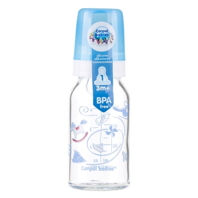 Butelka Szklana Wąska 120ml BASIC 42/202 Canpol Babies
