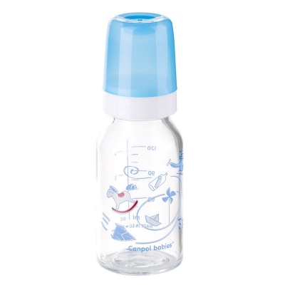 Butelka Szklana Wąska 120ml BASIC 42/202 Canpol Babies
