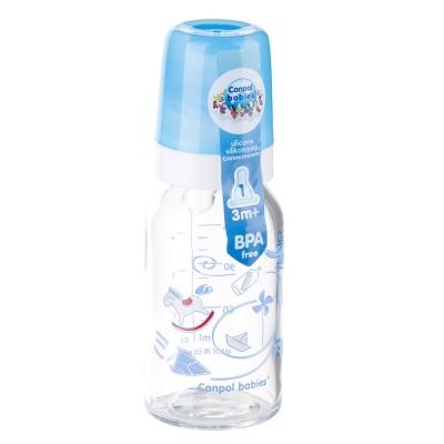 Butelka Szklana Wąska 120ml BASIC 42/202 Canpol Babies