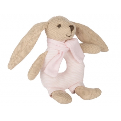 Miękka Grzechotka KRÓLICZEK 80/201 Pink / Canpol Babies