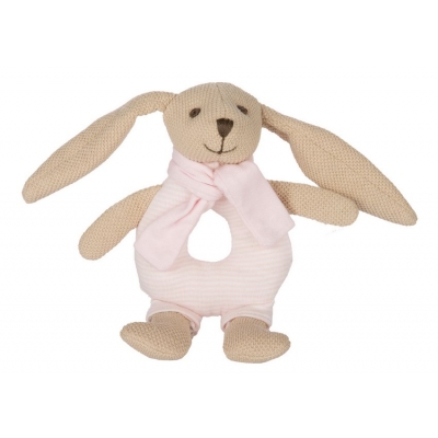 Miękka Grzechotka KRÓLICZEK 80/201 Pink / Canpol Babies