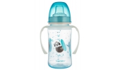 Canpol babies Kubek Treningowy EasyStart 240 ml Exotic Animals Niebieski 35/208_blu