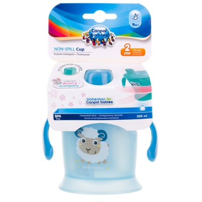 Kubek Niekapek Twardy 200ml BUNNY&COMPANY 31/300 Canpol Babies