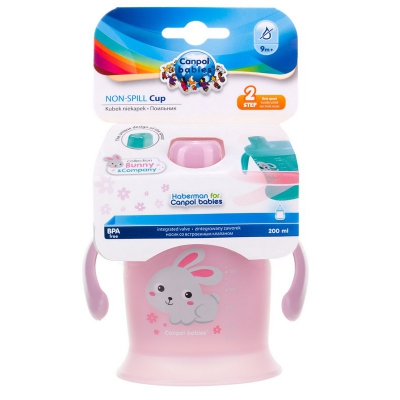 Kubek Niekapek Twardy 200ml BUNNY&COMPANY 31/300 Canpol Babies