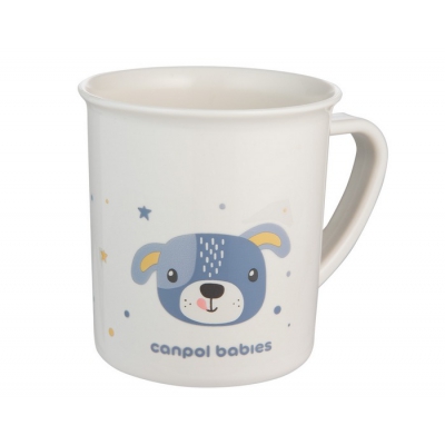 Kubek Plastikowy z uchem dla dziecka 170 ml CUTE ANIMALS Canpol Babies