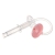 Niekapiąca Rurka Silikonowa z odważnikiem 1 sztuka 56/609 Pink Canpol Babies