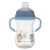Canpol Babies Kubek z silikonowym ustnikiem FirstCup 250ml BONJOUR PARIS 56/613_blu