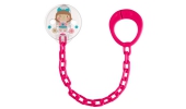 Łańcuszek do smoczka uspokajającego TOYS 10/889_Pink Canpol Babies