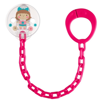 Łańcuszek do smoczka uspokajającego TOYS 10/889_Pink Canpol Babies