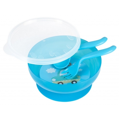 Miska z Pokrywką i Sztućcami 350ml TOYS 21/300 Canpol Babies