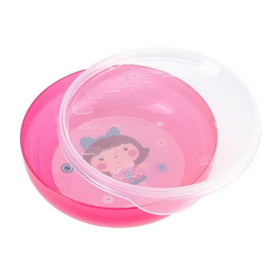 Miska z Pokrywką i Sztućcami 350ml TOYS 21/300 Canpol Babies