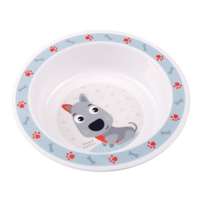 Miska Plastikowa dla dziecka 270 ml CUTE ANIMALS 4/412_blu Canpol Babies