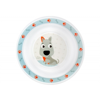 Miska Plastikowa dla dziecka 270 ml CUTE ANIMALS 4/412_blu Canpol Babies