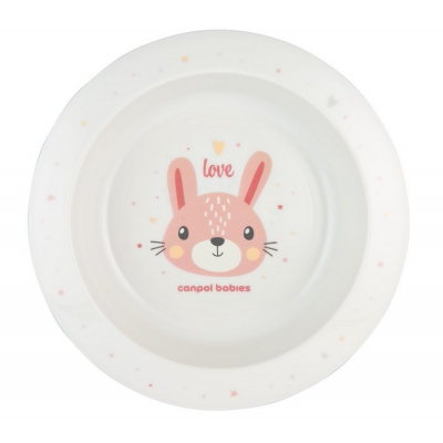 Miska Plastikowa dla dziecka 270 ml CUTE ANIMALS 4/412_pin2 Canpol Babies