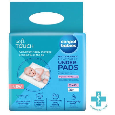 Wielofunkcyjne Podkłady Higieniczne 33x45 cm Canpol babies 78/009