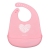 Śliniak Silikonowy z Kieszenią "Pastelove" 74/024 Pink Canpol Babies