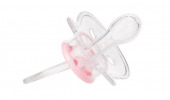 Smoczek Uspokajający Silikon 0-6m Symetryczny NEWBORN BABY Różowy 22/580 Canpol Babies
