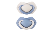 Zestaw Smoczków Uspokajających Silikonowych 0-6m Symetrycznych PURE COLOR Blue Canpol Babies