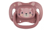 Smoczek Usp. Silikonowy 18m+ Symetryczny Cute Animals Różowy Canpol Babies