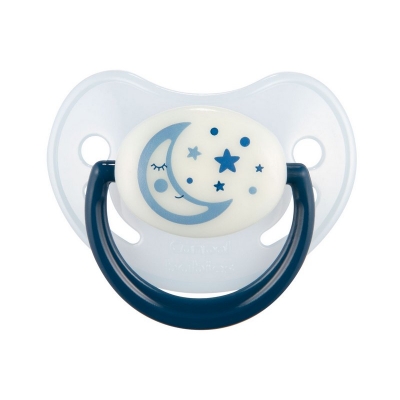 Smoczek Uspokajający Silikonowy 6-18m Anatomiczny NIGHT DREAMS 22/501 Canpol Babies