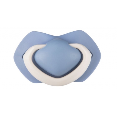 Zestaw Smoczków Uspokajających Silikonowych 0-6m Symetrycznych PURE COLOR Blue Canpol Babies