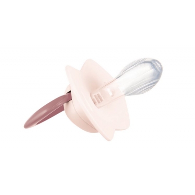 Zestaw Smoczków Uspokajających Silikonowych 18m+ Symetrycznych PURE COLOR Pink Canpol Babies