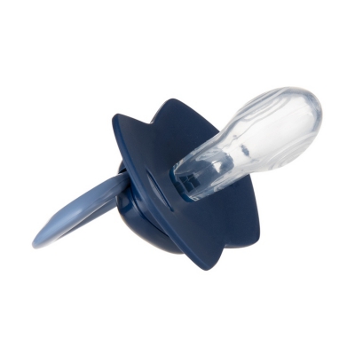 Canpol Babies Smoczek Silikonowy Light Touch 0-6m Symetryczny GOLD 2 szt. 22/664 Blue